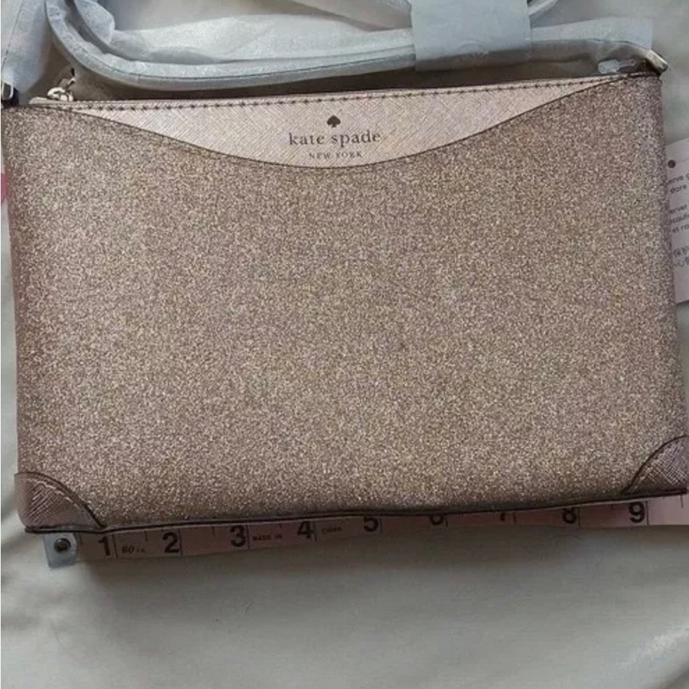 Kate Spade light pink glitter crossbody bag NWT  Kate Spade crossbody k4624 - Picture 6 of 6